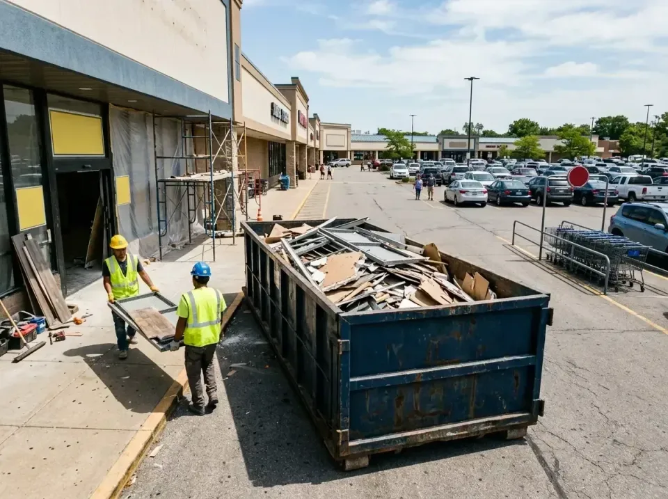 retail-store-renovation-debris-003 — frequently asked questions, Roll-off Dumpster Rentals in Kirkwood, MO